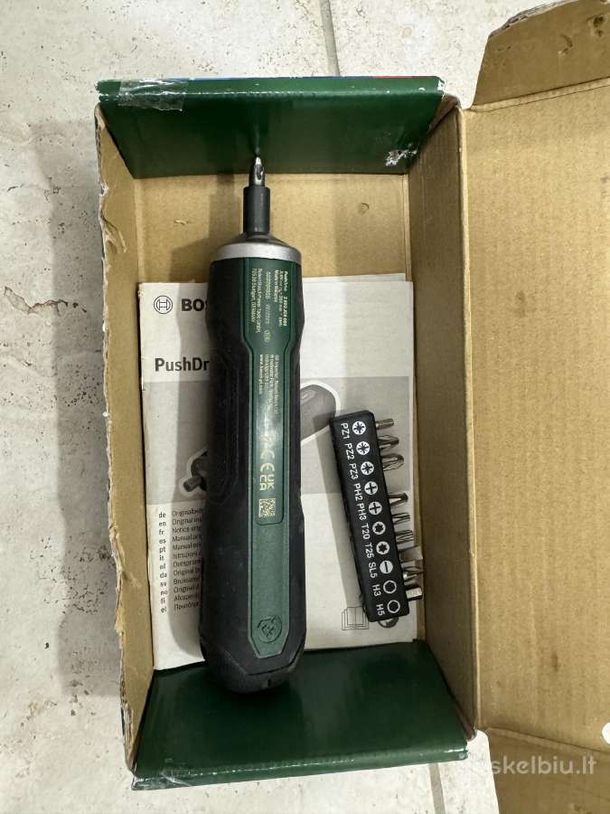 Suktuvas akumuliatorinis Bosch 3.6v - nuotraukos Nr. 4
