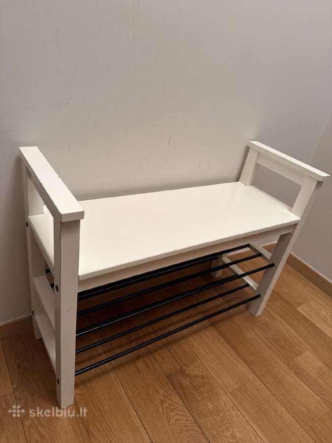 Batų lentyna-suoliukas Ikea Hemnes - nuotraukos Nr. 2