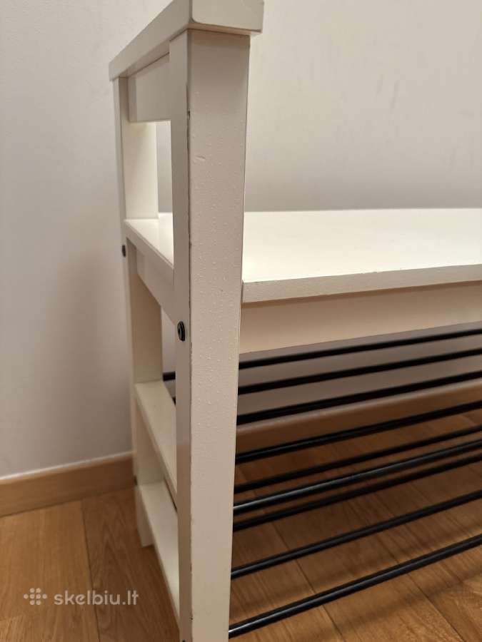 Batų lentyna-suoliukas Ikea Hemnes - nuotraukos Nr. 5