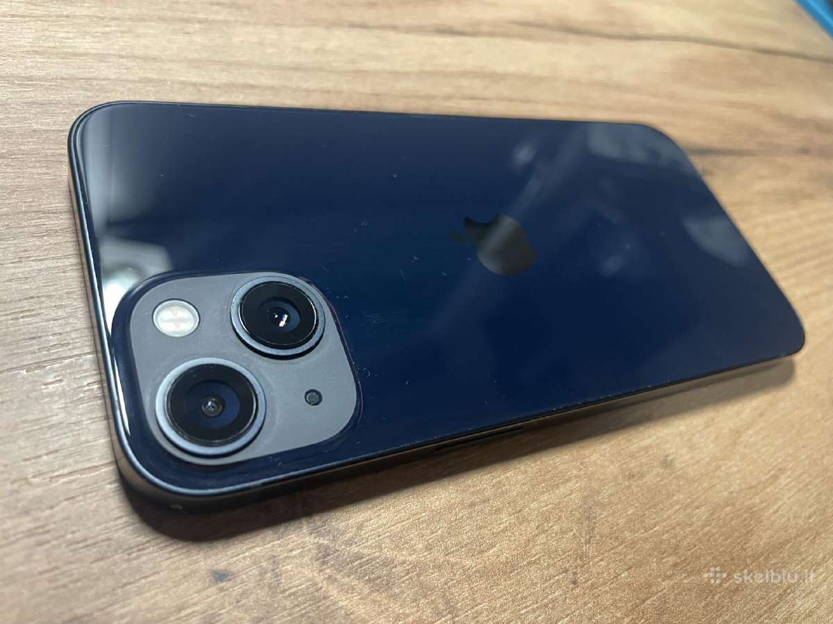 iPhone 13 midnight 128gb 100% originali baterija - nuotraukos Nr. 4
