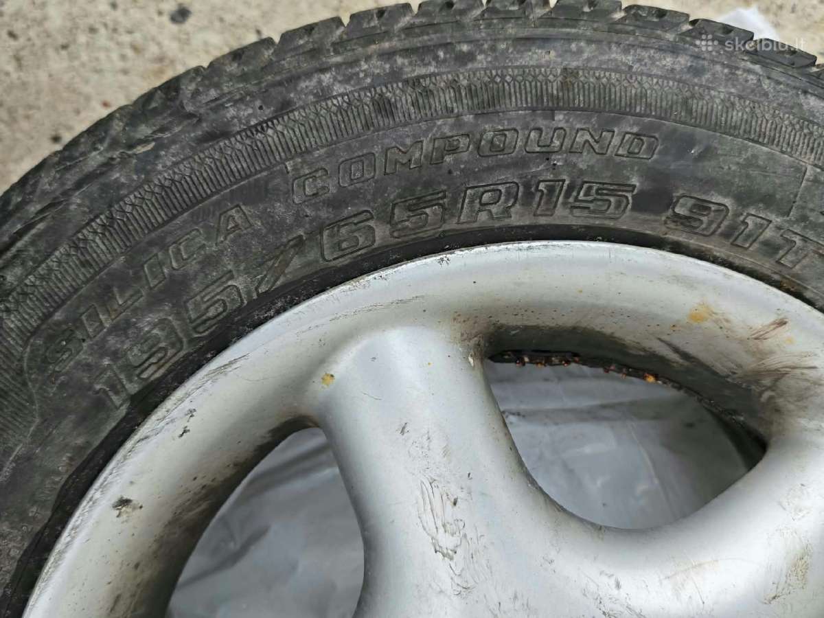 Ratlankiai su padangomis 195/65 R15 91t Audi 80 - nuotraukos Nr. 2