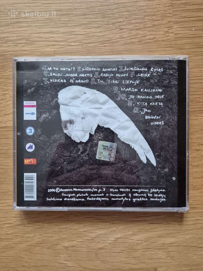 A. Mamontovo CD Saldi juoda naktis - nuotraukos Nr. 2