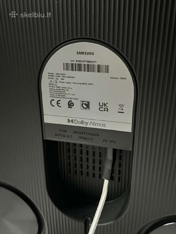 Garso sistema Samsung Music Frame Hw-ls60d/en - nuotraukos Nr. 6