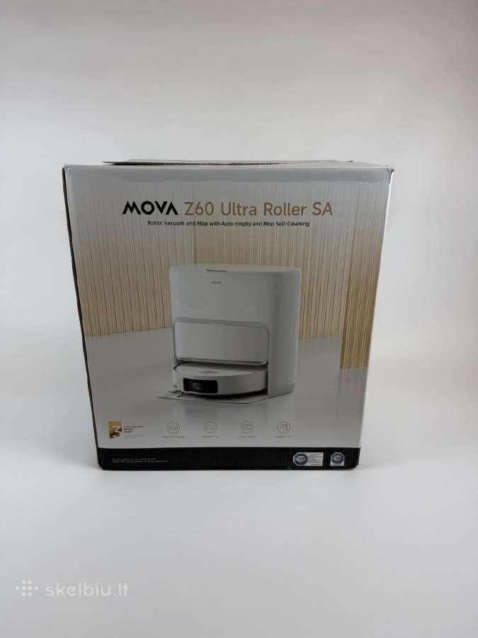 Mova Z60 Ultra Roller Sa robotas siurblys - nuotraukos Nr. 17