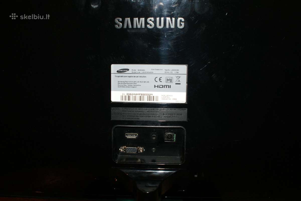 Samsung 1080p monitorius - nuotraukos Nr. 10