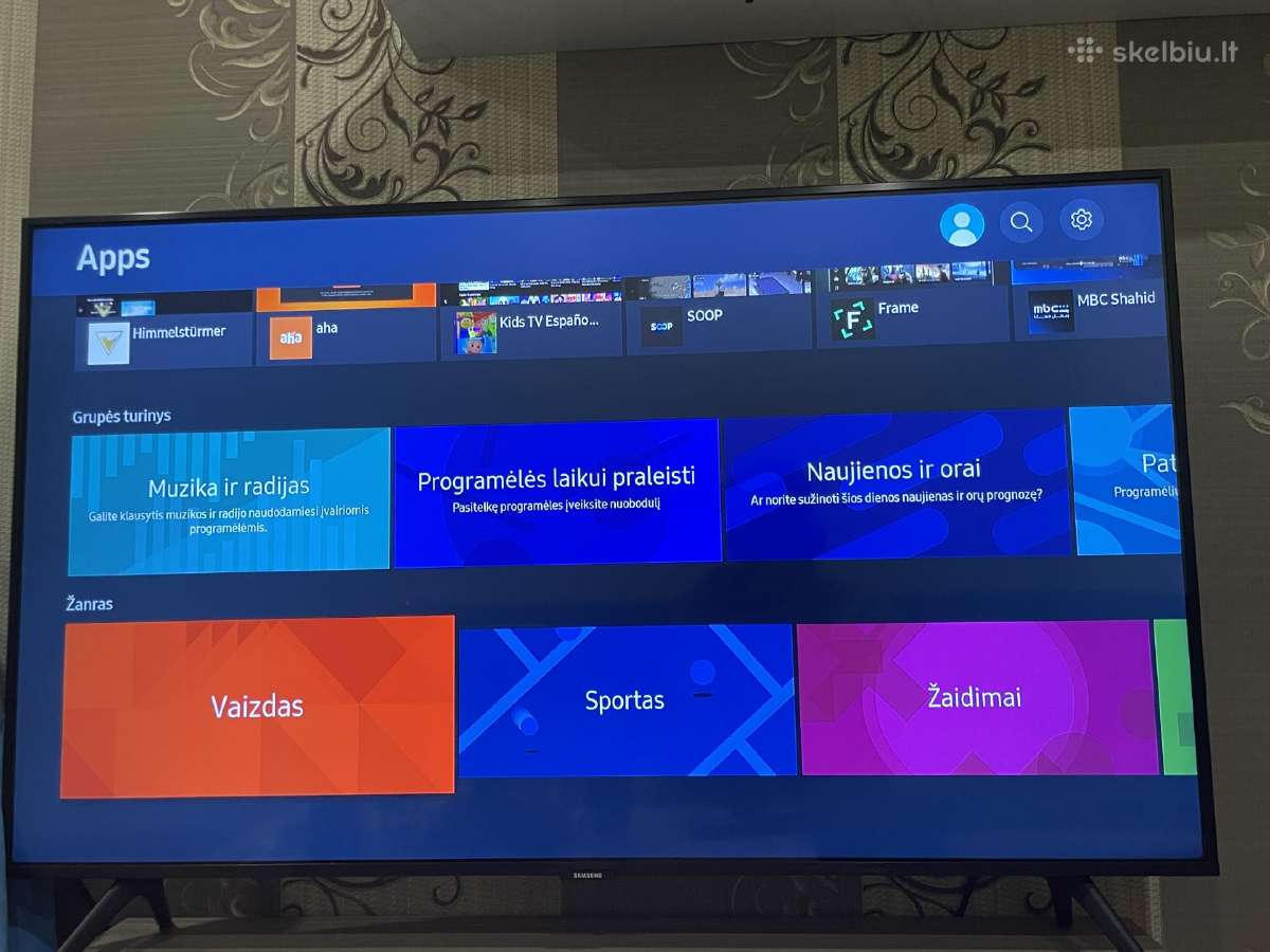 Parduodamas Samsung 43 4k Smart TV televizorius - nuotraukos Nr. 3