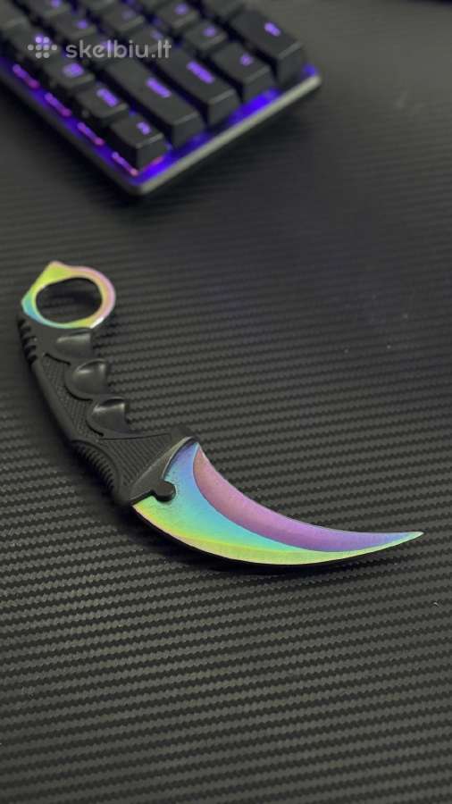 Peilis Karambit Rainbow Fade - nuotraukos Nr. 2