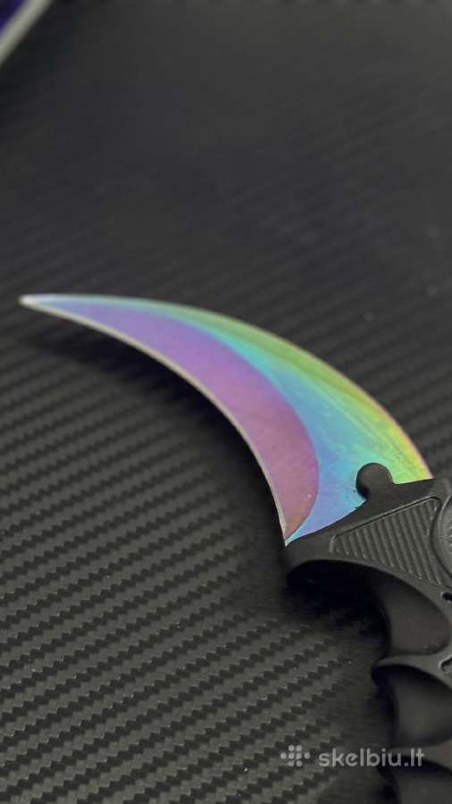 Peilis Karambit Rainbow Fade - nuotraukos Nr. 5