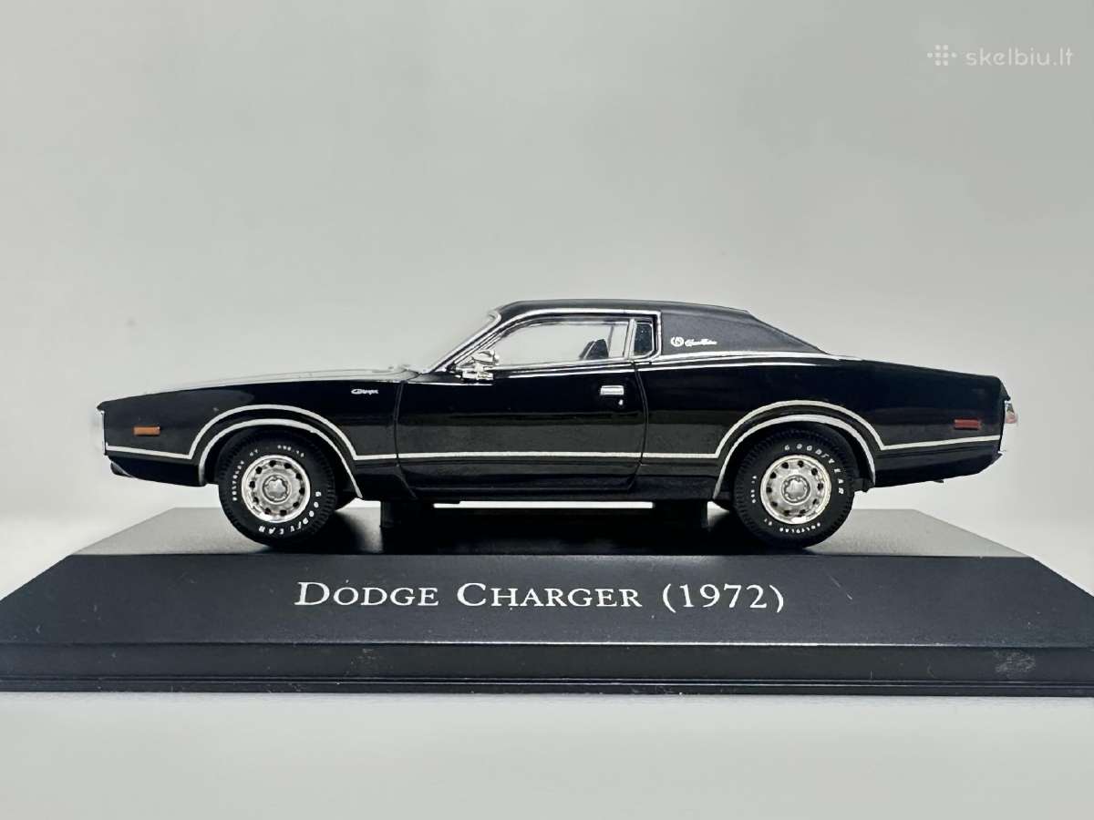 Dodge Charger 1972 juoda 1:43 De Agostini - nuotraukos Nr. 4