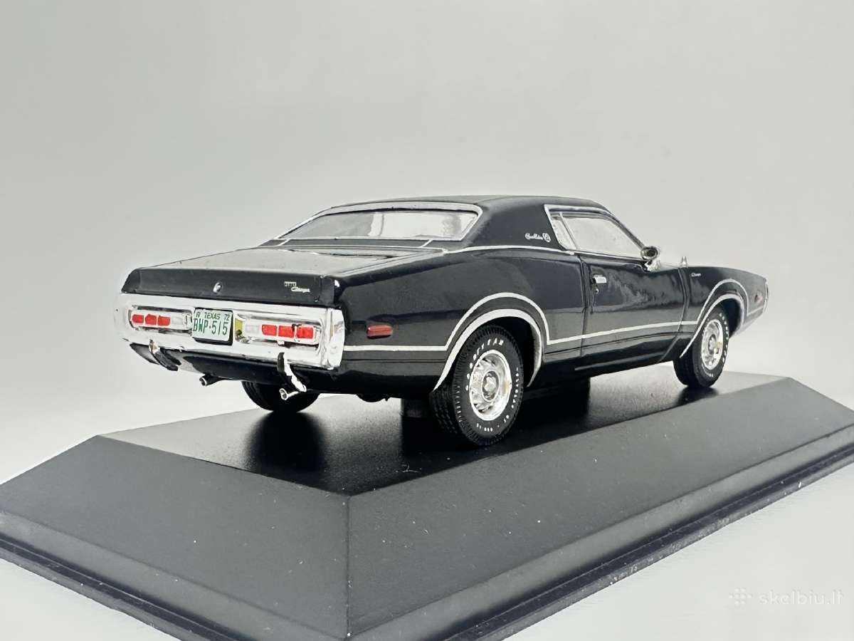 Dodge Charger 1972 juoda 1:43 De Agostini - nuotraukos Nr. 6