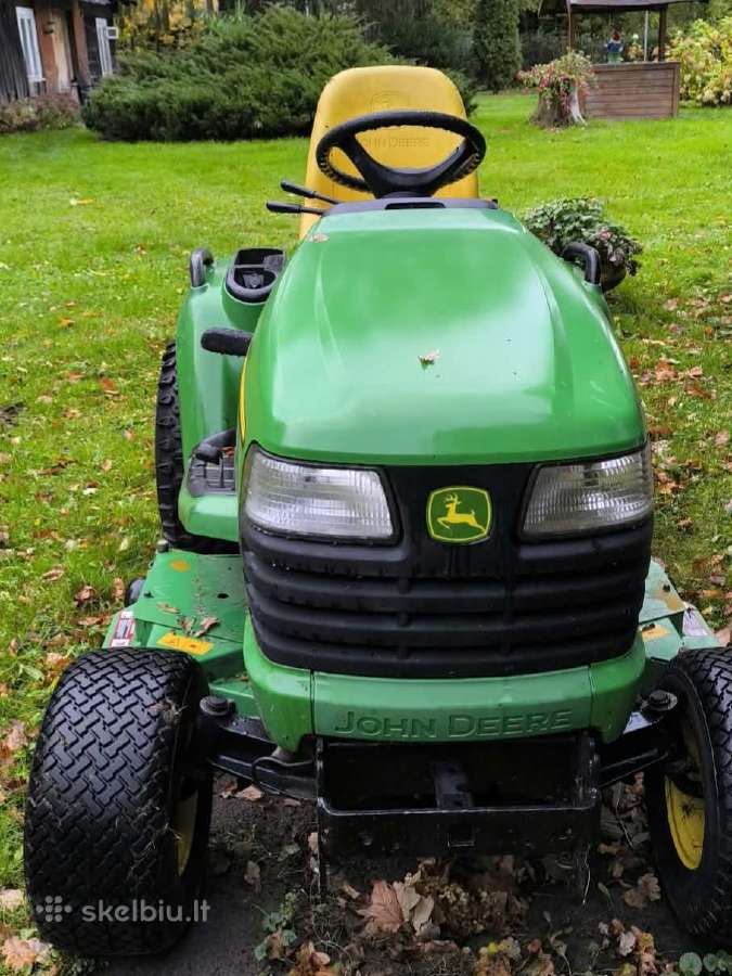 John deere x495 sodo traktoriukas žolepjove - nuotraukos Nr. 2