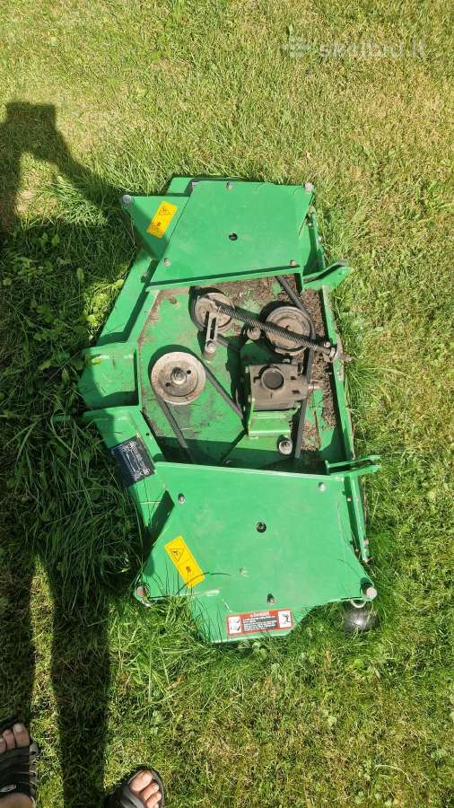 John deere x495 sodo traktoriukas žolepjove - nuotraukos Nr. 8