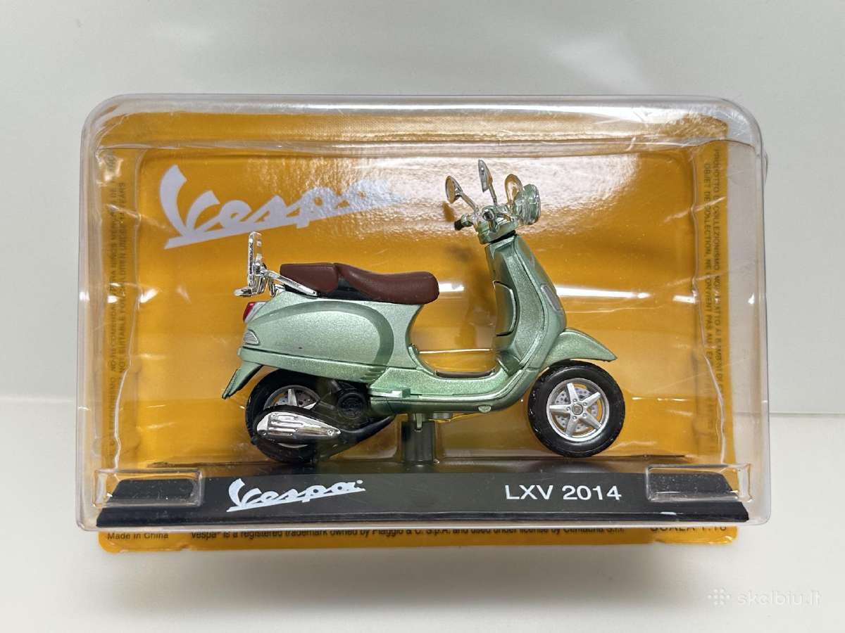 Piaggio Vespa Lxv 2014 motoroleris žalia 1:18 M - nuotraukos Nr. 2