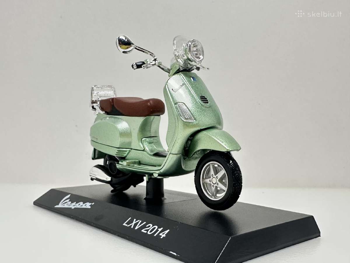 Piaggio Vespa Lxv 2014 motoroleris žalia 1:18 M - nuotraukos Nr. 5