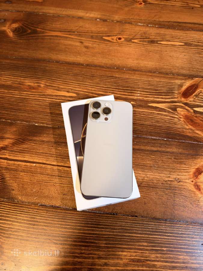 iPhone 16 Pro Max 256 GB Natural Titanium - nuotraukos Nr. 2