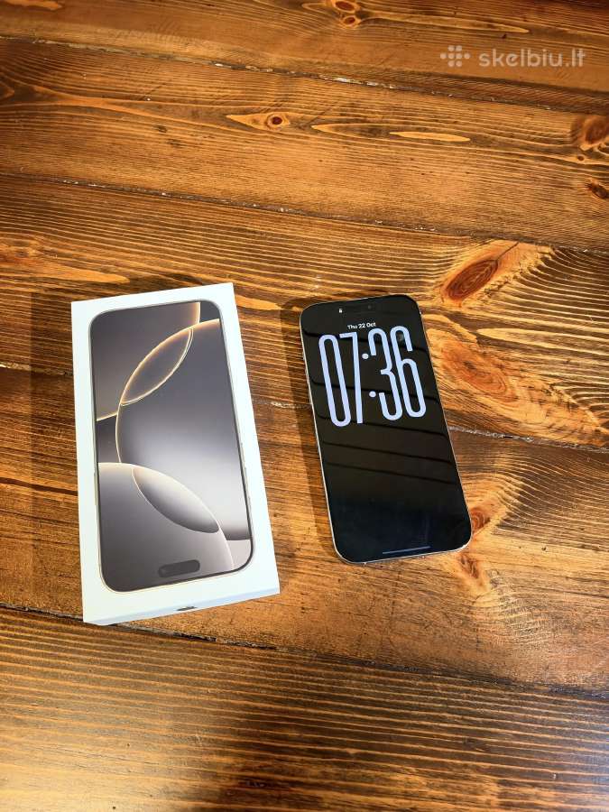 iPhone 16 Pro Max 256 GB Natural Titanium - nuotraukos Nr. 3