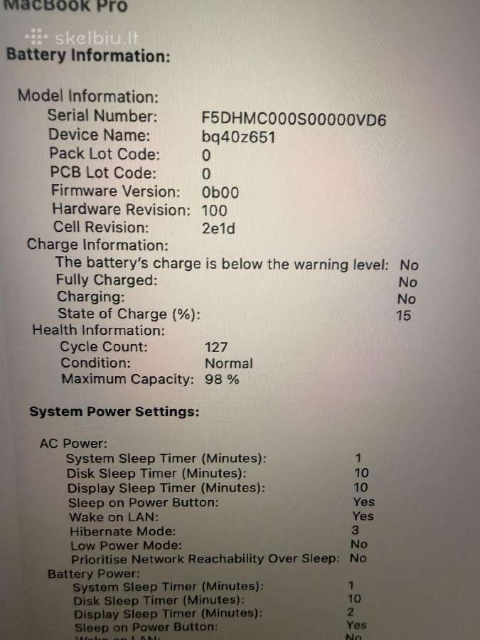 MacBook Pro 14 m5 - nuotraukos Nr. 3