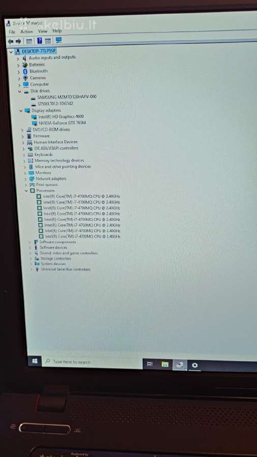 Msi Ge70,i7,gtx765m, 17.3"fhd - nuotraukos Nr. 4