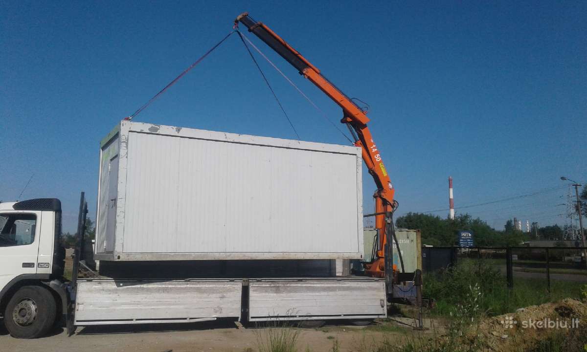 Kroviniu pervezimas su fiskaru kranu priekaba - nuotraukos Nr. 6
