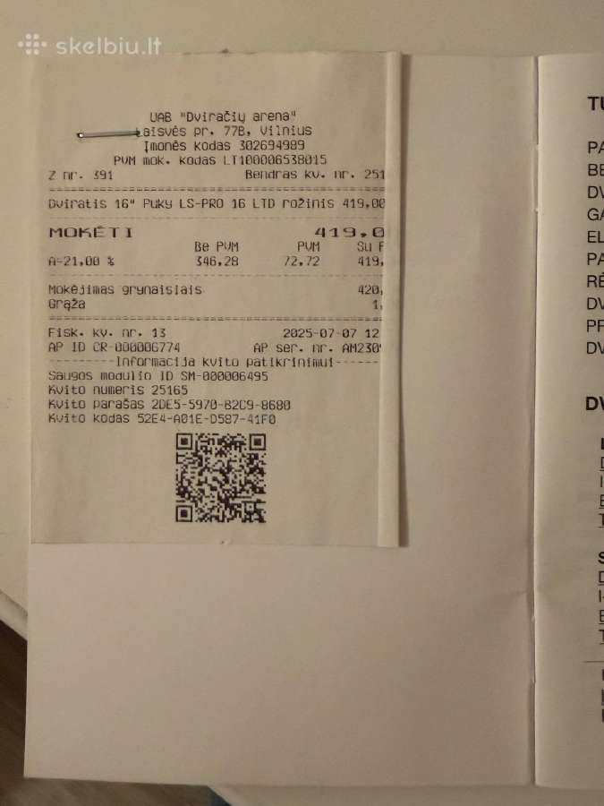 Puky Ls-pro 16 vaikiškas dviratis - nuotraukos Nr. 6