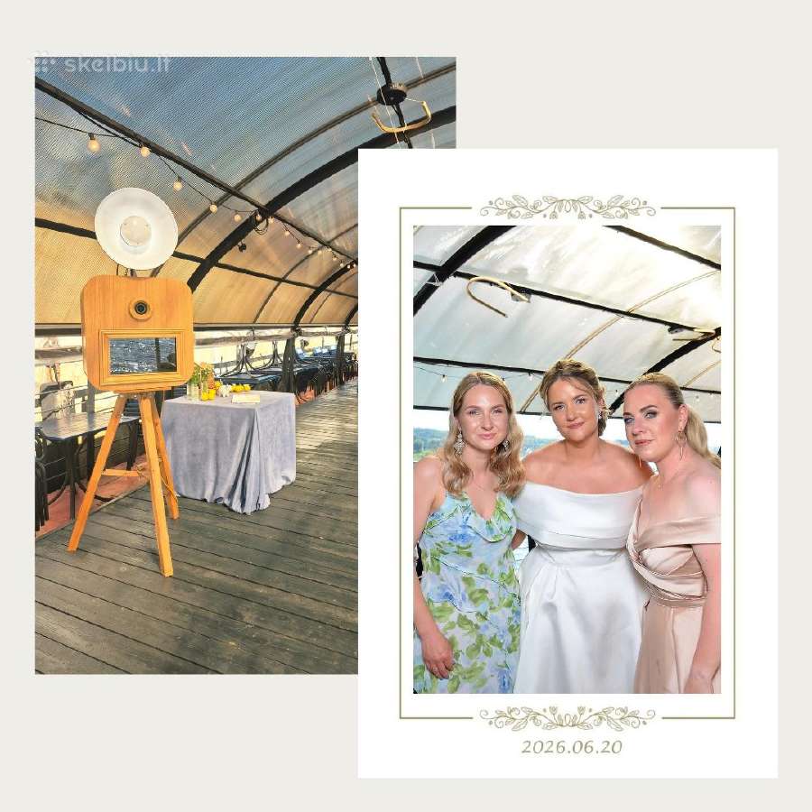 Foto būdelės / 360 video platformos nuoma - nuotraukos Nr. 3