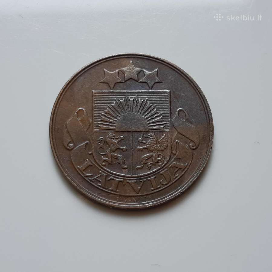 Latvija 5 santimai 1922 - nuotraukos Nr. 2