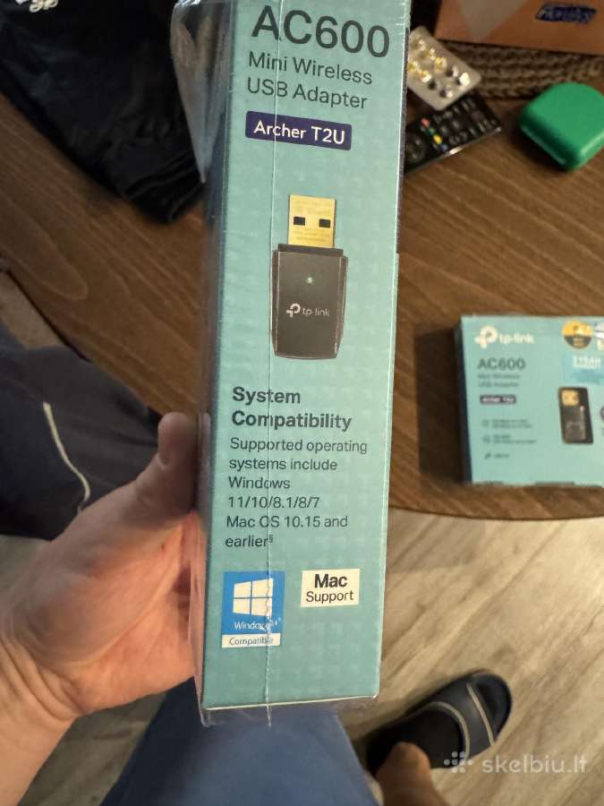 Tp-link Archer T2u Ac600 Adapteris - nuotraukos Nr. 2