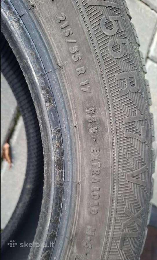 Gislaved žieminės padangos 215/55 R17 98v XL - nuotraukos Nr. 3