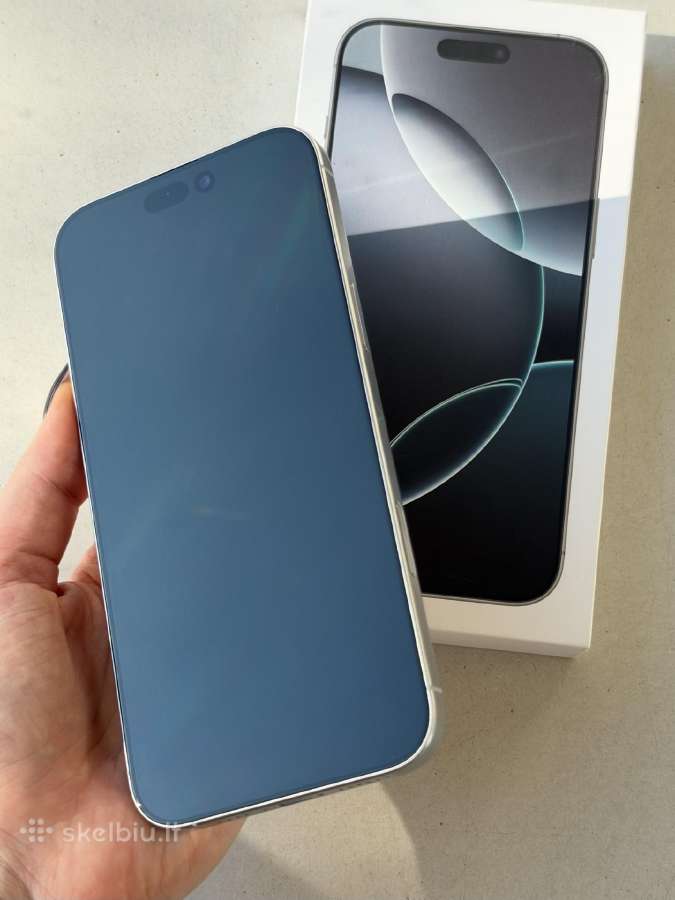 iPhone 16 Pro Max 256gb + 4 dėklai – (10/10) - nuotraukos Nr. 2
