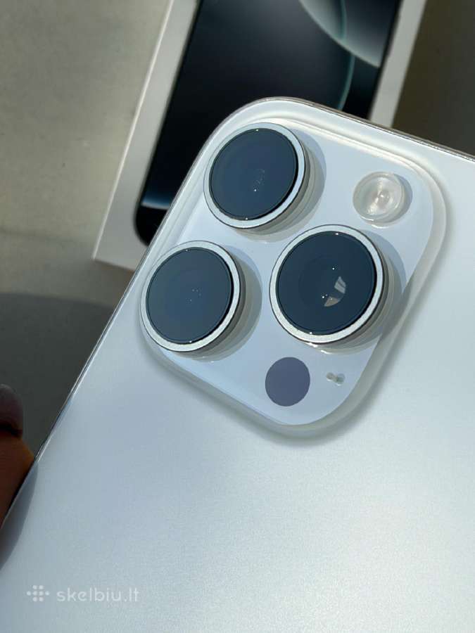 iPhone 16 Pro Max 256gb + 4 dėklai – (10/10) - nuotraukos Nr. 6