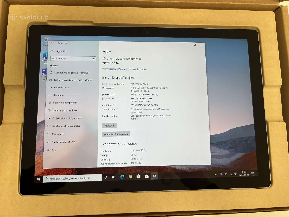 Microsoft Surface Pro 7 Plus - nuotraukos Nr. 4