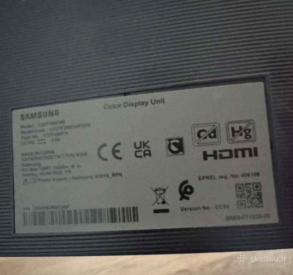Samsung monitorius - nuotraukos Nr. 2