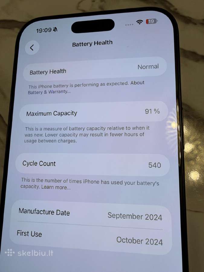 iPhone 16 pro max 256gbs - nuotraukos Nr. 3