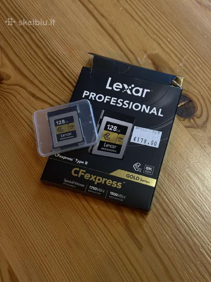 Cfexpress kortelės (Lexar 1750 MB/s, Sandisk 1700 - nuotraukos Nr. 2