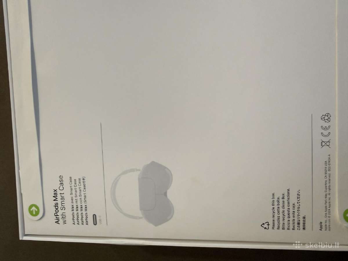 Parduodu Apple Airpods Max sidabrinės šviesios - nuotraukos Nr. 2