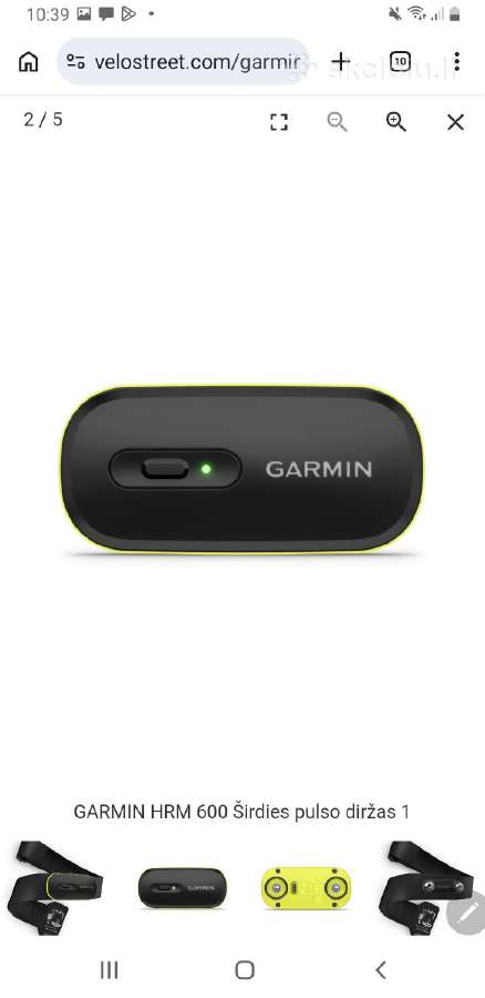 Garmin Hrm 600 naujas - nuotraukos Nr. 2