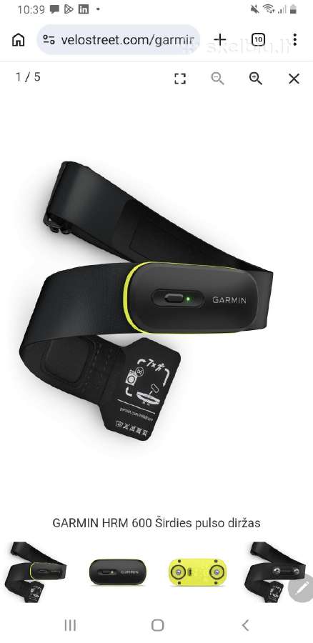Garmin Hrm 600 naujas - nuotraukos Nr. 3