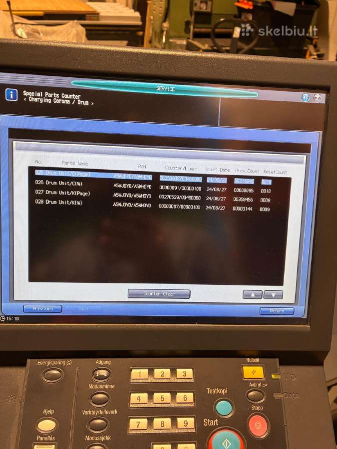 Naudotas Konica Minolta bizhub Pro c1070 - nuotraukos Nr. 5