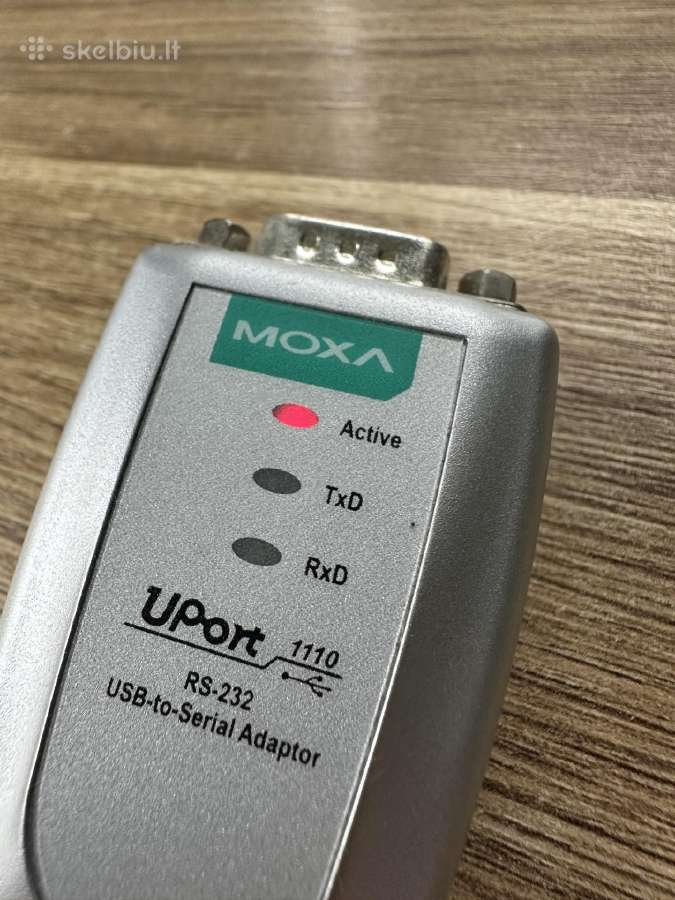 Pramoninis Usb į RS-232 keitiklis Moxa Uport 1110 - nuotraukos Nr. 3
