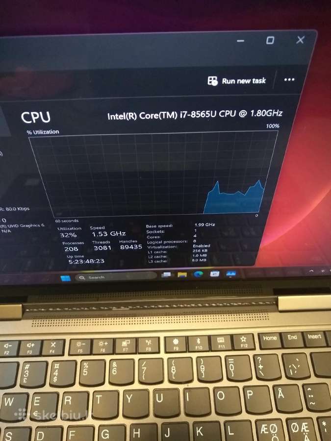 X1 Yoga i7-8550/16/500/qhd/touch - nuotraukos Nr. 10