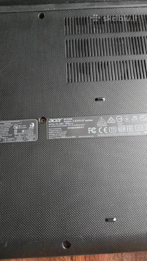 Acer aspire a315-57 - nuotraukos Nr. 4