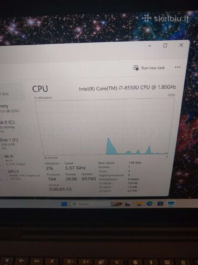X1 Yoga i7-8550/16/500/qhd/touch - nuotraukos Nr. 11