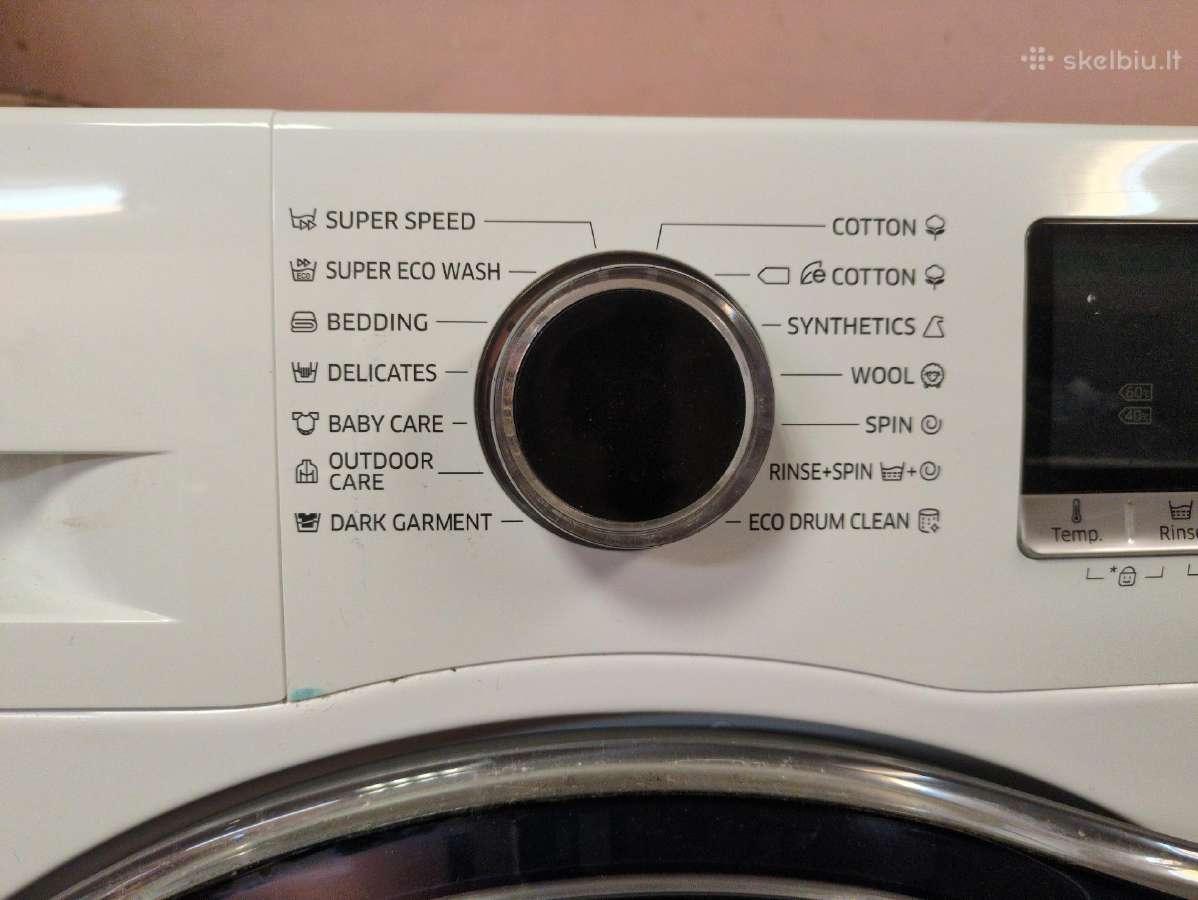 Skalbyklė Samsung 8kg su garantija, WiFi - nuotraukos Nr. 3