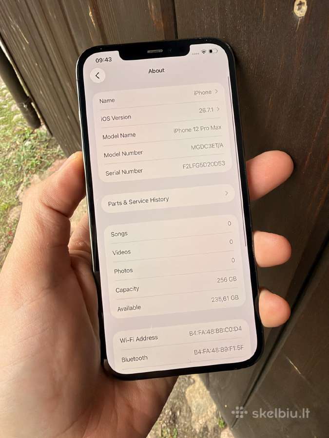 iPhone 12 Pro Max 256 Nauja Baterija - nuotraukos Nr. 6