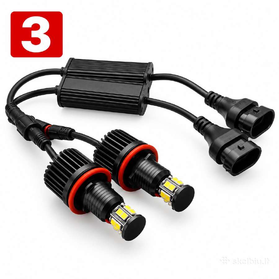 Bmw LED Markeriai Angel Eyes lemputės E90 E60 E39 - nuotraukos Nr. 4