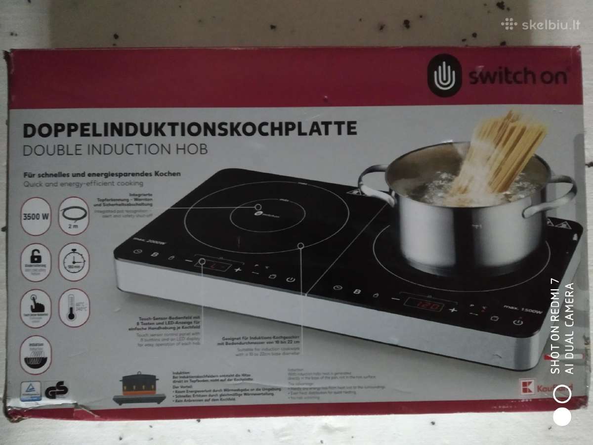 Indukcinės kaitlentės 1v.kilnojamos. - nuotraukos Nr. 7