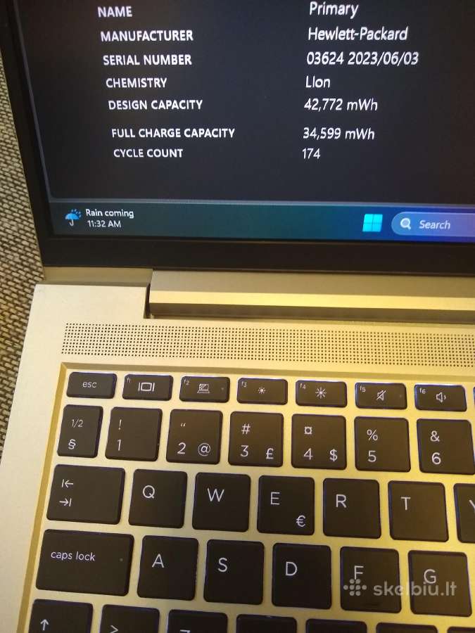 Elitebook 645 G10 Ryzen 7530u/16/256 - nuotraukos Nr. 2
