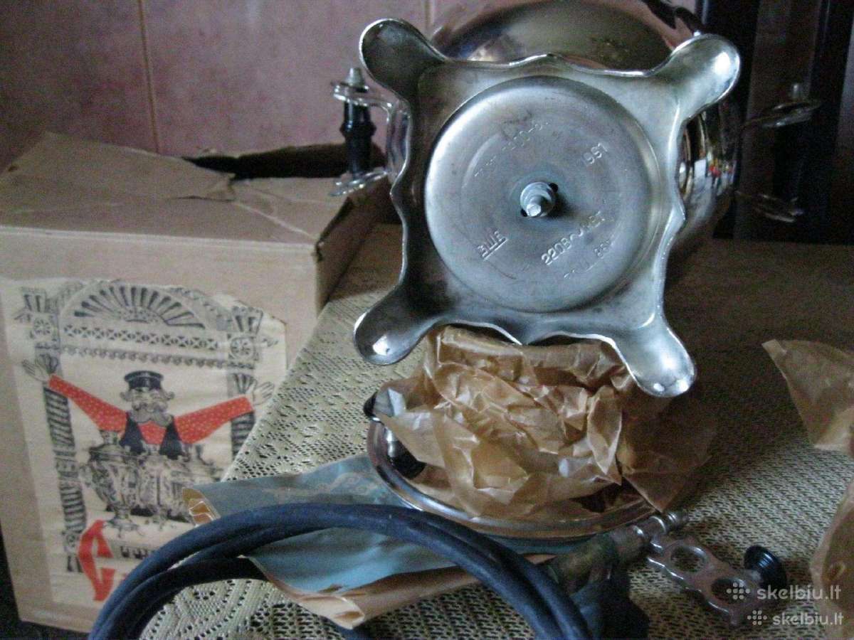 CcCCCP samovaras – Nenaudotas Originalus.zr. foto. - nuotraukos Nr. 12