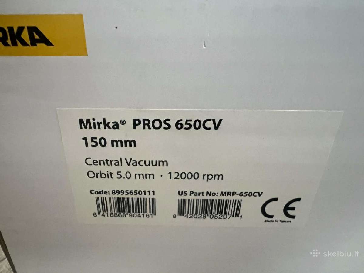 Mirka Pros 650 Cv 150 Mm - nuotraukos Nr. 2