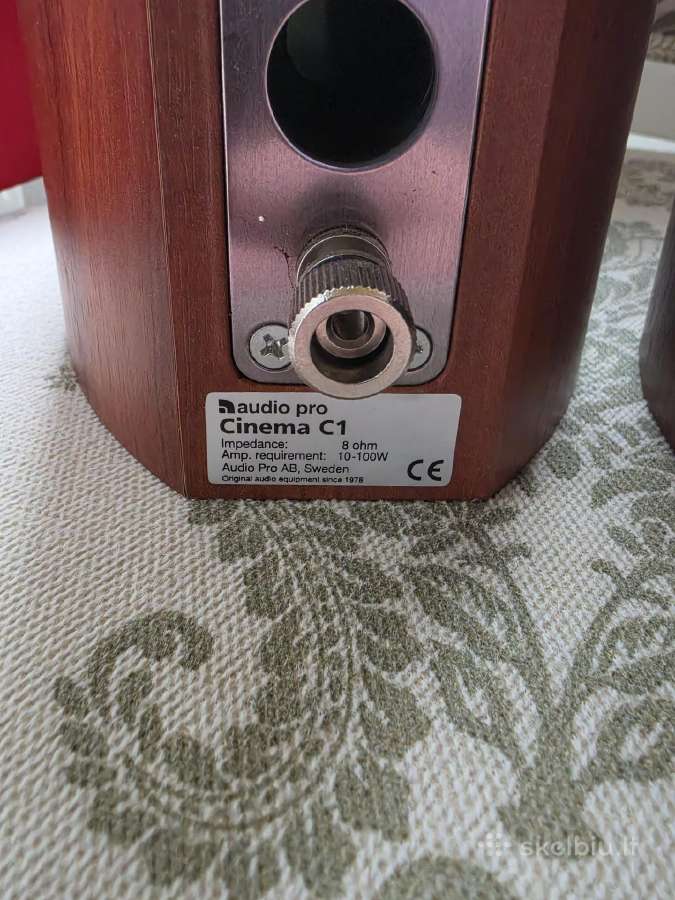 Švedų Audio Pro Cinema C1 kolonėlės Pora - nuotraukos Nr. 2